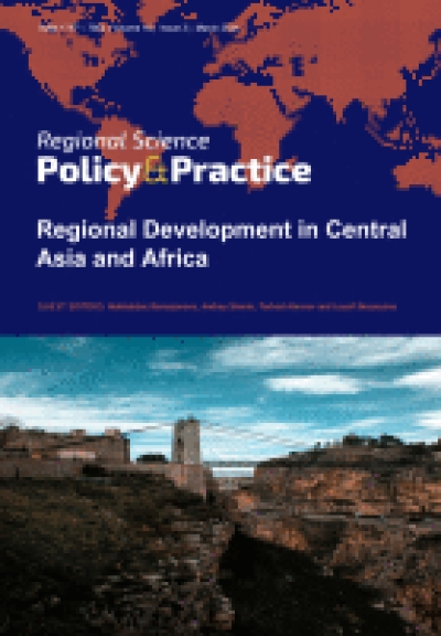 Regional Science Policy & Practice, Volume 16, Issue 3, March 2024, Special Issue on Regional Development in Central Asia and Africa