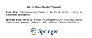 Call for Book Chapter Proposals - Entrepreneurship Trends in the Fourth Sector. Looking for sustainable development