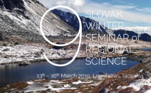 9th Slovak Winter Seminar | 13–16 March 2019, Low Tatras, slovakia