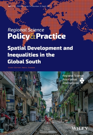 The latest issue of Regional Science Policy &amp; Practice are available! Volume 14, Issue 2, April 2022