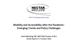 Joint CL4-6 NECTAR workshop, JRC Seville, 5-7 October 2022