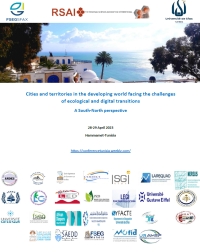 Call for Papers | 1st International Conference on Sustainable Regional Development in Cities and Territories in the Developing World, 28-29 April 2023, Hammamet-Tunisia