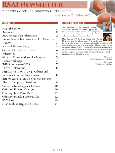 RSAI Newsletter (May 2023)
