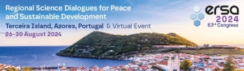 2024 ERSA Congress, 26-30 August 2024,Terceira Island, Portugal and Online