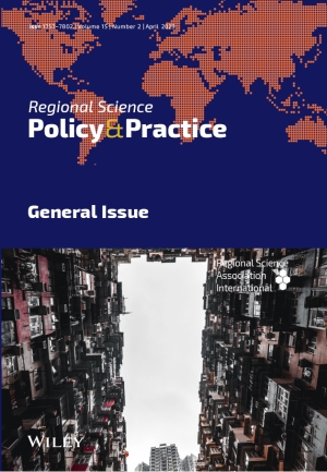 The latest issue of Regional Science Policy &amp; Practice are available! Vol. 15, No. 2, April 2023
