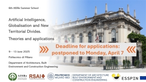 Call for Applications | 6th Summer School AISRe, 9-13 June 2025, Milan, Italy