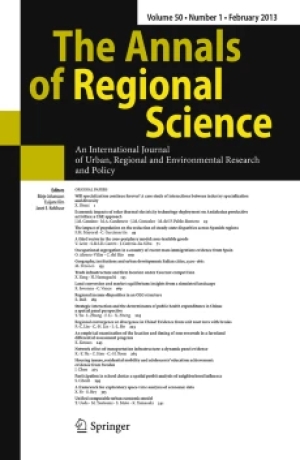 The Annals of Regional Science | Call for Papers - The unexpected effects of policies on cities and regions