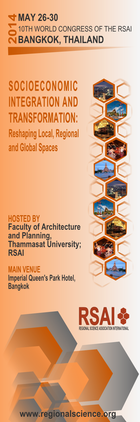 WORLDCONGRESS RSAI 2014 bookmark