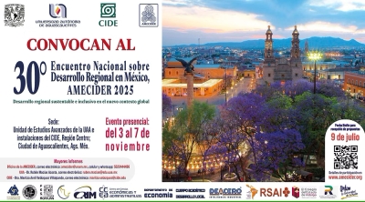 Call for Papers | 30th AMECIDER Conference, 3-7 November 2025, Ciudad de Aguascalientes, Mexico