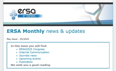 ERSA Monthly E-news - May 2025