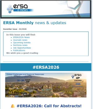 ERSA Monthly E-news - January 2026