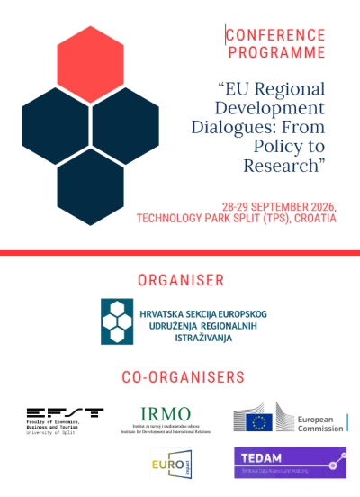 Croatian Section | Conference on “EU Regional Development Dialogues: From Policy to Research” 28-29 SEPTEMBER 2026, TECHNOLOGY PARK SPLIT (TPS), CROATIA