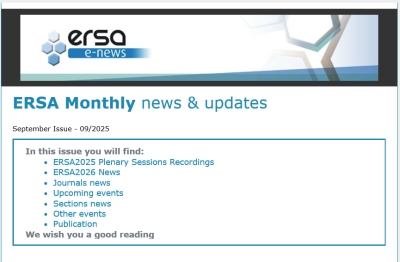 ERSA Monthly E-news - September 2025