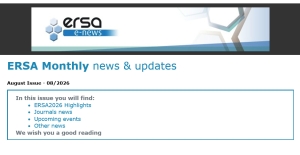 ERSA Monthly E-news - August 2026