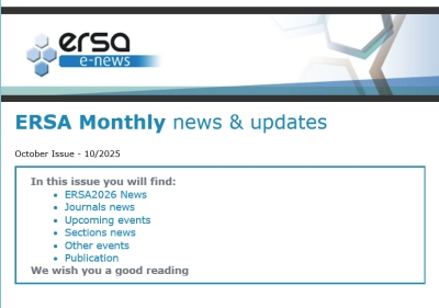 ERSA Monthly E-news - October 2025