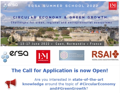 ERSA Summer School: The Call for Application is OPEN!